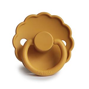 Frigg Pacifier Natural Latex Daisy Honey Gold