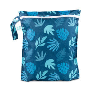 Bumkins Wet Bag Blue Tropic