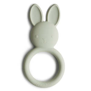 Mushie Bunny Soft Teether Sage