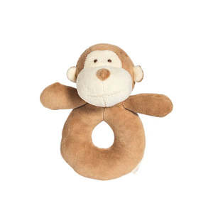 Teethers And Rattles: miYim Ring Rattle Monkey