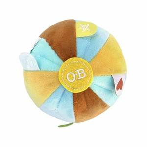 Teethers And Rattles: OB Designs Sensory Ball - Autumn Blue
