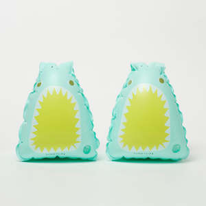 Sunnylife Salty The Shark Float Bands Aqua