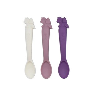 Tableware 1: Melii 3 Piece Silicone Spoons Luxe Purple