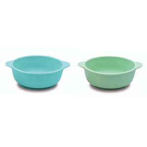 Melii Silicone Suction Bowl Mint/Blue