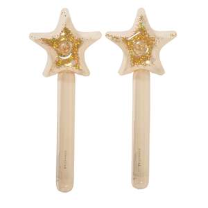 Play: Sunnylife Kids Inflatable Star Wand Princess Swan Gold Set of 2