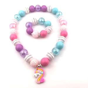 Bubblegum Bella Unicorn Jewellery Set 20mm