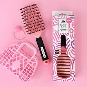 No Nasties Best Kids Detangler Hair Brush Pink