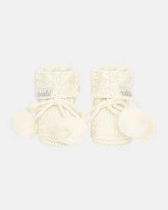 Baby: Toshi Organic Booties Yummy Cream