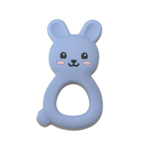 Jellystones Bunny Teether - Soft Blue