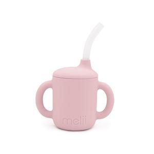 Melii 3 in 1 Silicone Training Cup Pink