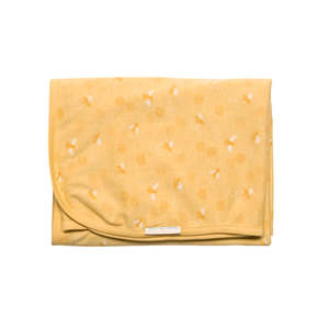 Woolbabe Merino/Organic Cotton Swaddle/Blanket - Buttercup Bees