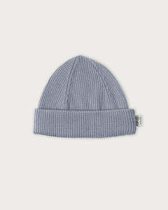 Baby: Babu Merino Ribbed Beanie Lavender