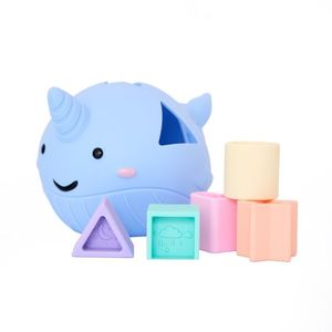 Jellystones Narwhal Shape Sorter Pastel