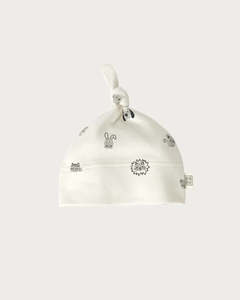 Wear: Babu Knotted Beanie Fingerprint Friends Newborn