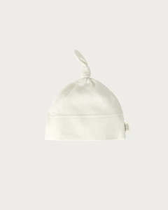 Baby: Babu Knotted Beanie Cream