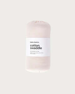 Babu Organic Cotton Swaddle Wrap Petal