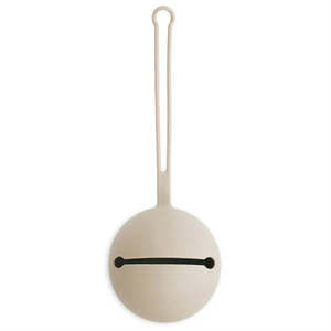 Sleep: Mushie Pacifier Holder - Shifting Sand