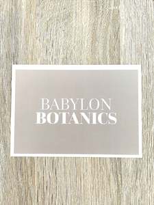 Gifts: Babylon Botanics Gift Card