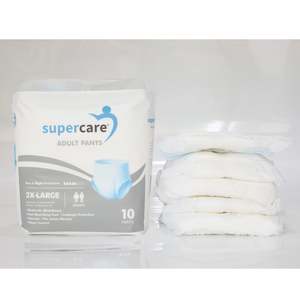 SuperCare Adult Disposable Pants Size 2XLarge - Day & Night Protection