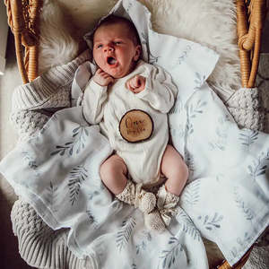 Snuggle Hunny Kids Organic Muslin Wrap - Wild Fern