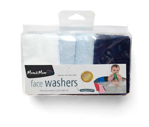 Towels Face Cloths: Mum2Mum Face Washers (Pack of 6) BOY