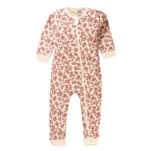 *BUY 1 GET 1 FREE* Woolbabe Merino/Organic Cotton PJ Suit - NATURAL ROSE MANUKA