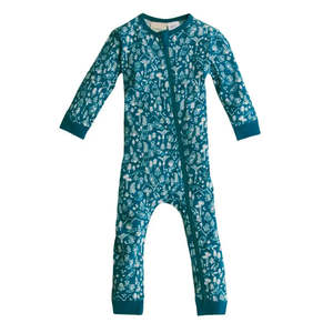 *BUY 1 GET 1 FREE* Woolbabe Merino/Organic Cotton PJ Suit - LAKE WILDERNESS