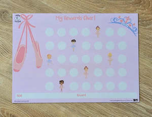 Lulubug Learning Magnetic - Rewards Chart - Ballet