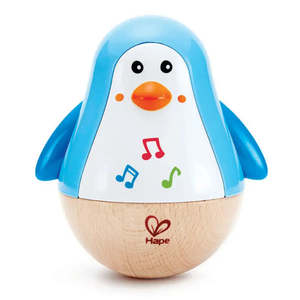 Wooden Toys: Hape Penguin Musical Wobbler