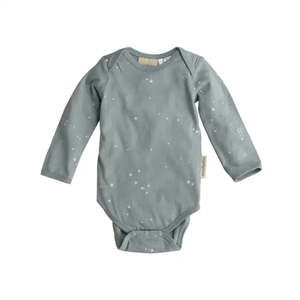*BUY 1 GET 1 FREE* Woolbabe Long Sleeve Bodysuit - Tide Stars
