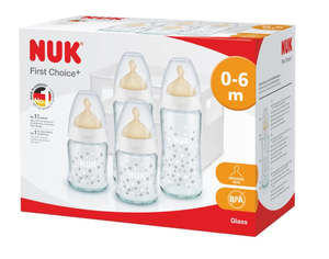 New Born: NUK First Choice Plus Starter Set Glass