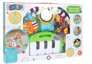 Toy Playtime: Skep Kick & Play Piano Musical Gym - Green 8843