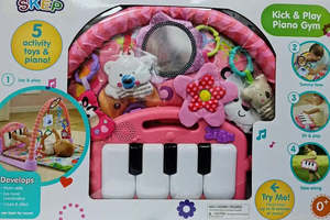 Skep Kick & Play Piano Musical Gym - Pink 8839