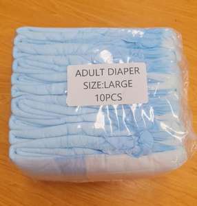 Disposable Adult Diapers: SuperCare Disposable Adult Diapers Size Large - 10pcs  (AD-SA)