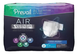 PREVAIL AIR™Overnight Adult Briefs Size 2 / Large (NGX-013)