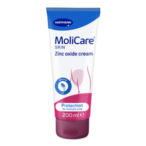 Skin Care Range: MoliCare Skin Barrier Cream with Zinc Oxide 200ml