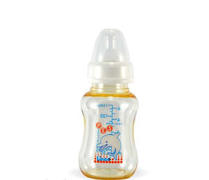 Linco Streamlined Feeding Bottle -HONEY COLOUR *CLEARANCE*