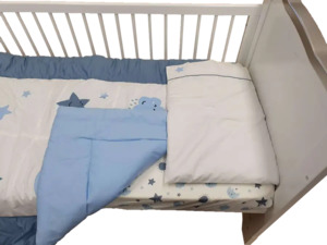 Nursery Set: Sleep Tight Cot Bedding Set STARS & MOONS (37)