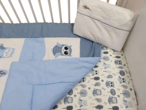 Sleep Tight Cot Bedding Set OWLS (36)