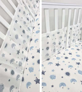 Sleep Tight Breathable Mesh Cot Bumper