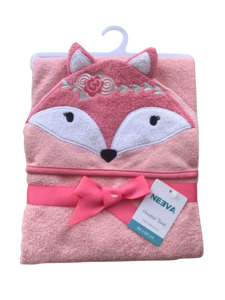 Hooded Towel: Neeva Hooded Towel PINK FOX