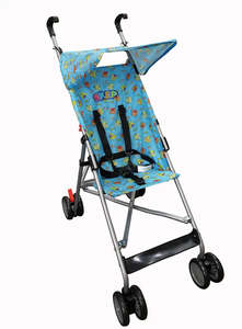 SKEP Umbrella Stroller - Blue/Teddy Bear