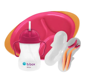Christmas Gifts For Kids: b.box Feeding Set Strawberry Shake 6m+