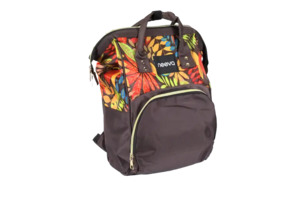 Neeva Nappy Bag Backpack: Neeva Nappy Bag Backpack FLORAL Brown