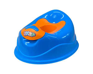 SKEP Deluxe Training Potty - Blue with Orange Potty