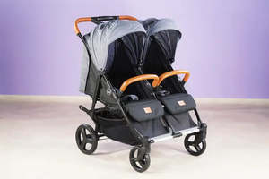 Auckalnd Baby Show 23: Neeva Duo Stroller Black-Grey (+ Free Rain Cover)