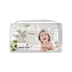 Dryups Premium Nappy Pants: Dryups Premium Nappy Pants Unisex Size 4 Large (10-15kg)