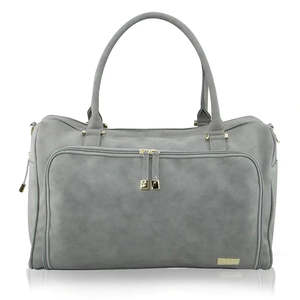 Isoki Double Zip Satchel STONE (SOK-4)