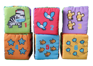 Jollybaby - Soft Blocks -  Number - Pack of 6