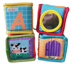 Jollybaby - Soft Blocks Alphabets - Pack of 4